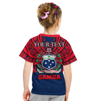 Custom F.A.S.T Samoa T Shirt KID Samoa Tattoo Style LT6 - Wonder Print Shop