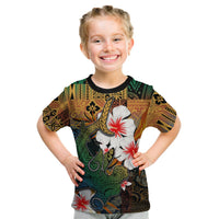 Custom Polynesian Hammerhead shark T Shirt KID Hawaii Style LT6 - Wonder Print Shop