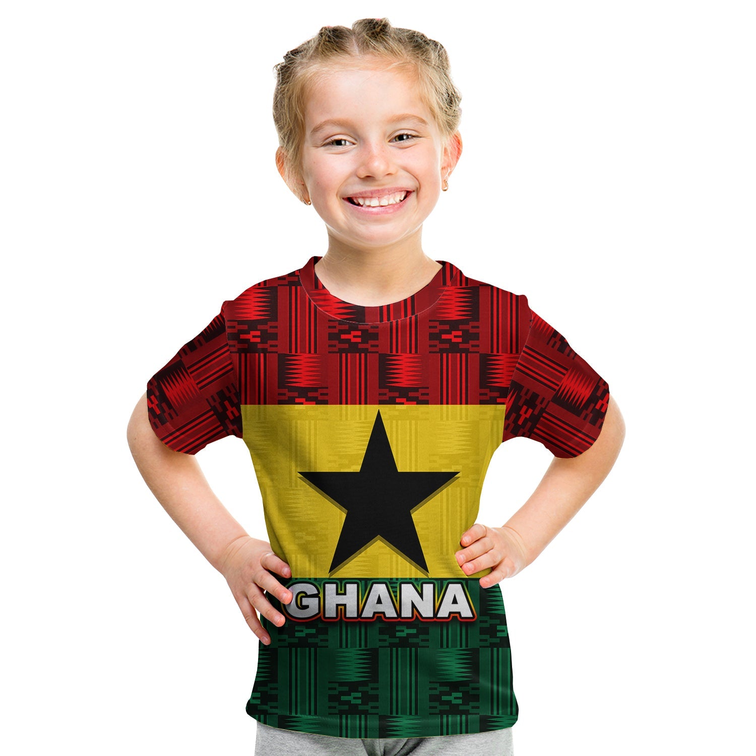 custom-personalised-ghana-flag-mix-patterns-t-shirt-kid