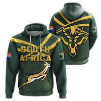 African Hoodie South Africa Springbok Hoodie Rugby Fan - Wonder Print Shop