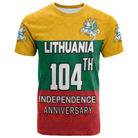 Lithuania 104th Independence Anniversary T Shirt LT4 - Wonder Print Shop
