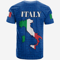 Italy Champion T Shirt Blue LT4 - Wonder Print Shop