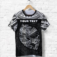Custom Guam Rugby T Shirt Polynesian Patterns Black Ver.2 LT16 - Wonder Print Shop