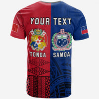 Custom TokoUso T Shirt Tonga and Samoa Together LT13 - Wonder Print Shop
