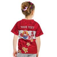 Custom Tahiti Polynesian T Shirt KID Mythical Destination LT13 - Wonder Print Shop