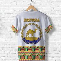 Eritrea T Shirt Mix Eritrean Cross Version White LT13 - Wonder Print Shop