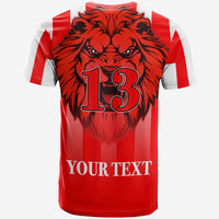 Custom Labasa Fa T Shirt Football Fijian Custom Text and Number LT13 - Wonder Print Shop