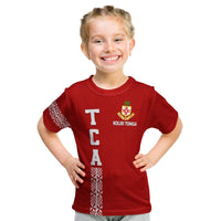 Custom Kolisi Tonga T Shirt KID TCA LT13 - Wonder Print Shop