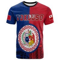 Custom TokoUso T Shirt Tonga and Samoa Together LT13 - Wonder Print Shop