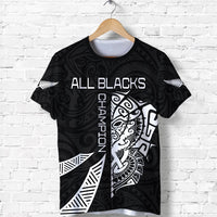Custom New Zealand Rugby T Shirt Haka All Blacks mix Ta Moko LT13 - Wonder Print Shop