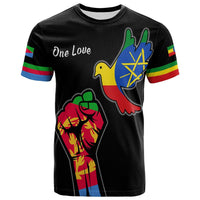 Ethiopia and Eritrea T Shirt One Love LT13 - Wonder Print Shop