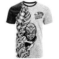 New Zealand Maori All Black Rugby T Shirt LT2 - Wonder Print Shop