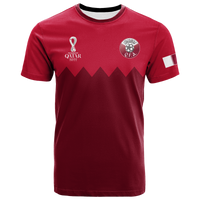 Custom Qatar T Shirt Football 2022 LT2 - Wonder Print Shop