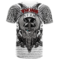 Viking Vegvisir Odin With Huginn And Muninn T Shirt LT2 - Wonder Print Shop