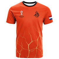 Custom Netherlands T Shirt Football 2022 LT2 - Wonder Print Shop