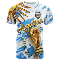 Custom Argentina T Shirt Football 2022 LT2 - Wonder Print Shop