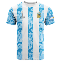 Custom Argentina T Shirt Football 2022 LT2 - Wonder Print Shop