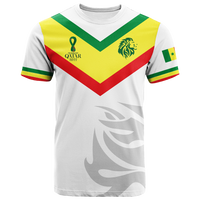 Custom Senegal T Shirt Football 2022 LT2 - Wonder Print Shop