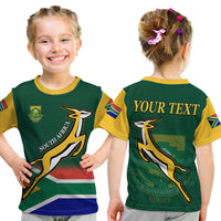 Custom South Africa Rugby T Shirt Springboks Champion Bokke African Pattern Go Bokke LT13 - Wonder Print Shop