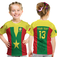 (Custom Text and Number) Senegal Football T Shirt KID Champion of Africa LT13 - Wonder Print Shop