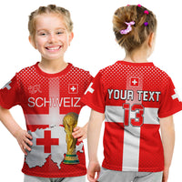 Custom Switzerland Football T Shirt Schweizer Pati Champion 2022 World Cup LT13 - Wonder Print Shop