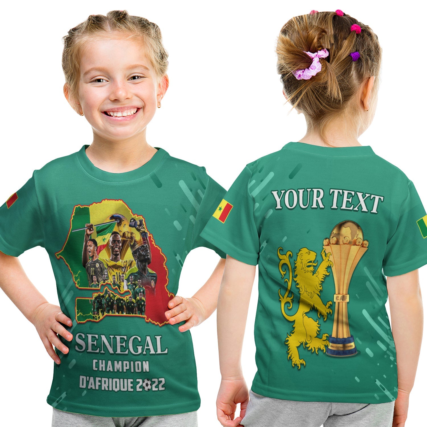custom-personalised-senegal-football-t-shirt-kid-the-champions-2022-style-map-and-lion