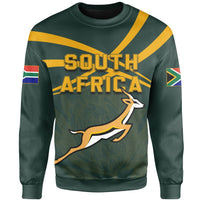 African Sweatshirt - South African Springbok Sweatshirt - Rugby Fan - Wonder Print Shop