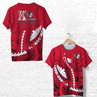 Custom Kahuku Hawaiian School T Shirt Enthusiasm Red Raiders LT13 - Wonder Print Shop