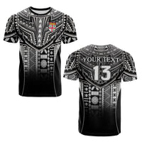 Custom Fiji Faithful T Shirt Version Black Custom Text and Number LT13 - Wonder Print Shop