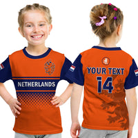 Custom Netherlands Cricket T Shirt ODI Simple Orange Style - Wonder Print Shop