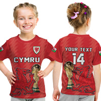 Custom Wales Football T Shirt Cymru Champions World Cup 2022 - Wonder Print Shop