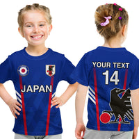 Custom Japan Football T Shirt Samurai Blue World Cup 2022 - Wonder Print Shop