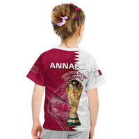 Qatar Football T Shirt Annabi Champions Proud WC 2022 - Wonder Print Shop