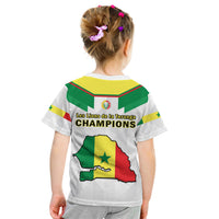 Senegal Football T Shirt KID Champions WC 2022 - Wonder Print Shop