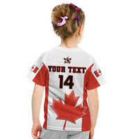 Custom Canada Baseball 2023 T Shirt Canadian Maple Leaf Sporty - Wonder Print Shop