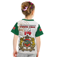 Custom Morocco Football T Shirt Atlas Lions White World Cup 2022 - Wonder Print Shop