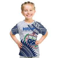 HRPP Samoa T Shirt KID Samoan Coat Of Arms Polynesian Pattern - Wonder Print Shop