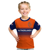 Netherlands Cricket T Shirt ODI Simple Orange Style - Wonder Print Shop