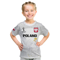 Poland Football T Shirt Polska World Cup 2022 White - Wonder Print Shop