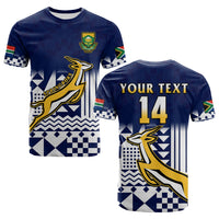 Custom South Africa Rugby T Shirt Outgoing Tour Go Springboks - Wonder Print Shop