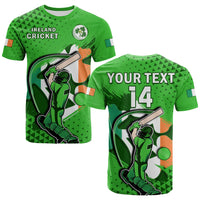 Custom Ireland Cricket T Shirt Irish Flag Shamrock Sporty Style - Wonder Print Shop