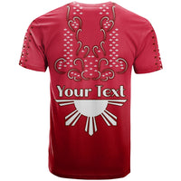 Custom Philippines T Shirt Sun Filipino Red Barong LT13 - Wonder Print Shop