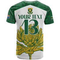 Custom South Africa Cricket T Shirt Go Proteas Boxing Day Test LT13 - Wonder Print Shop