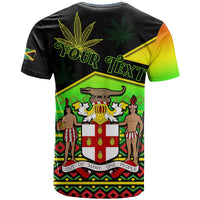 Custom Jamaica Lion T Shirt Jamaican Pattern Version Reggae Colors LT13 - Wonder Print Shop