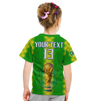 Custom Brazil Football Champions T Shirt Proud Selecao LT13 - Wonder Print Shop