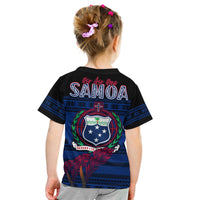 Toa Samoa Rugby T Shirt Uso Aso Uma Go Champions Blue LT13 - Wonder Print Shop