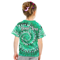 Custom African T Shirt Tie Dye Green Fashion LT13 - Wonder Print Shop