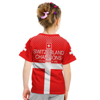 Switzerland FootbT Shirt Schweizer Pati Champion 2022 World Cup LT13 - Wonder Print Shop