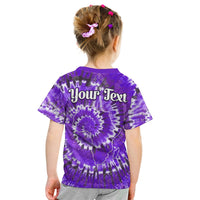 Custom African T Shirt Tie Dye Purple Fashion LT13 - Wonder Print Shop