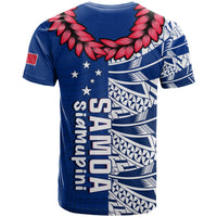 Toa Samoa Rugby T Shirt Siamupini Ula Fala Blue LT13 - Wonder Print Shop